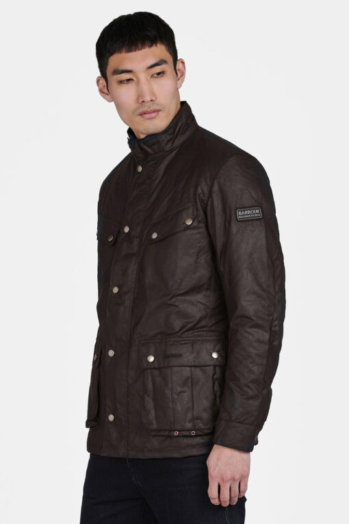 Chaqueta Barbour Duke marron oscuro