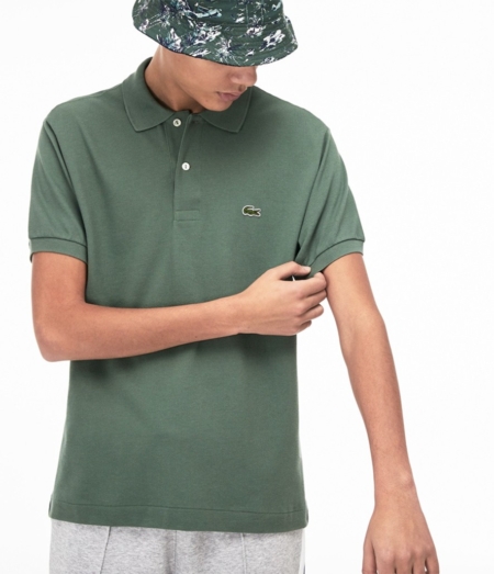 Polo Lacoste verde kaki