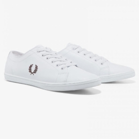 Zapatillas Fred Perry de piel Kingston blancas