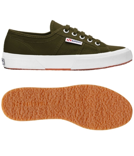 Zapatillas SUPERGA verde militar