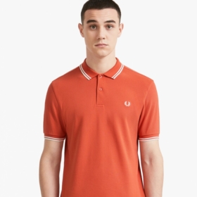 Polo Fred Perry naranja coral M3600