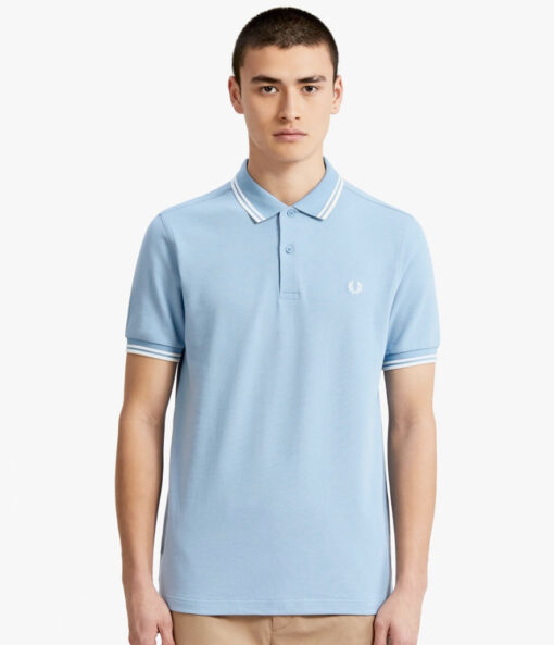 Polo Fred Perry azul celeste M3600