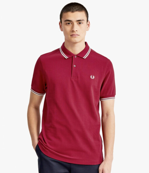 Polo Fred Perry granate M3600