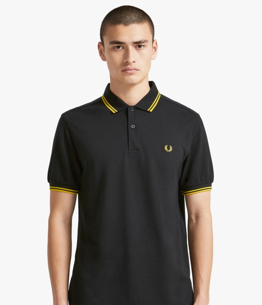 Polo Fred Perry negro M3600