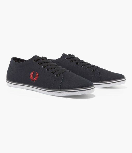 Zapatillas Fred Perry negro de Sarga Kingston