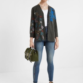 Blusa Bordado Flores