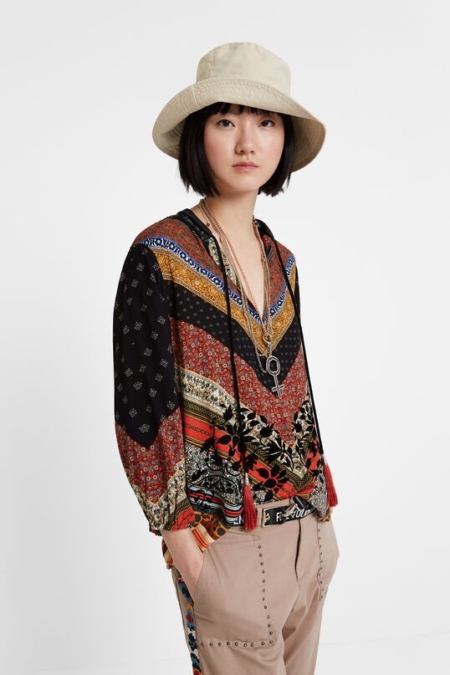 Blusa boho Desigual