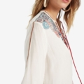 Blusa de viscosa evasé Desigual