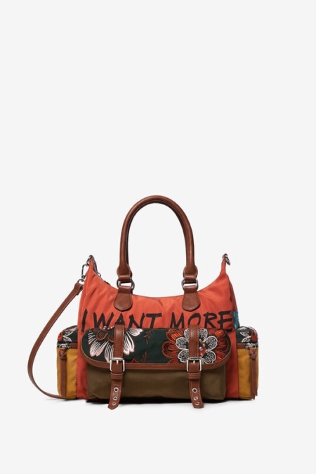 Bolso con bolsillos laterales Desigual