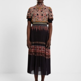 Falda evasé estilo boho