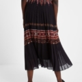 Falda evasé estilo boho