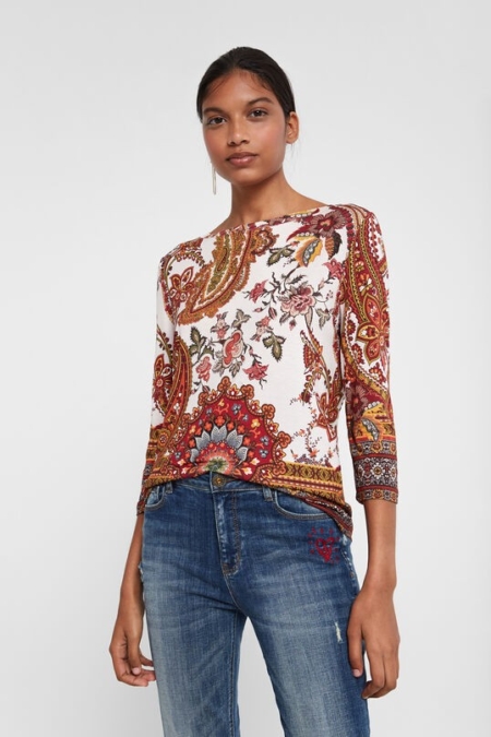 Camiseta Desigual Estampada
