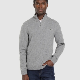 Jersey Lacoste con el cuello alto