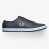 Zapatillas Fred Perry azul marino de Piel Kingston