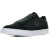 Zapatillas negras de microfibra Fred Perry