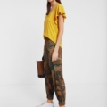 Camiseta floral devoré Desigual