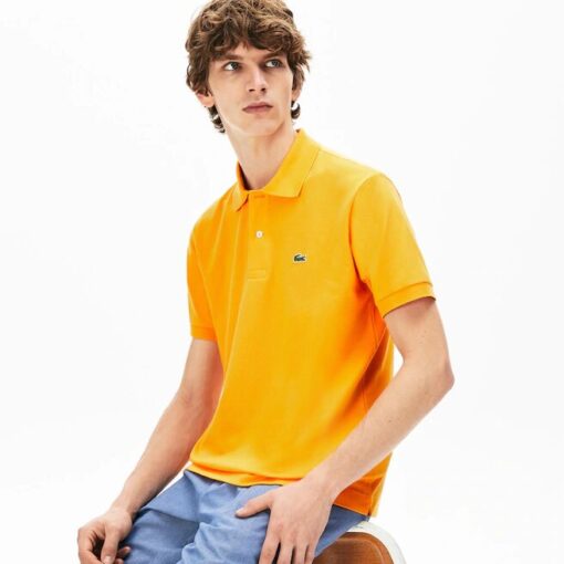 Polo Lacoste Naranja Claro