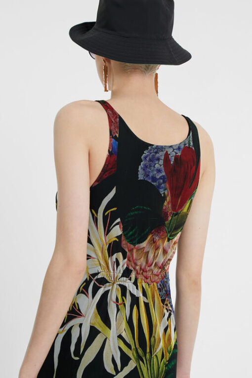 Vestido midi tropical Desigual