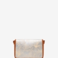 Bandolera plateada floral Desigual