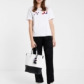 Bolso 2 en 1 con letras en relieve Desigual