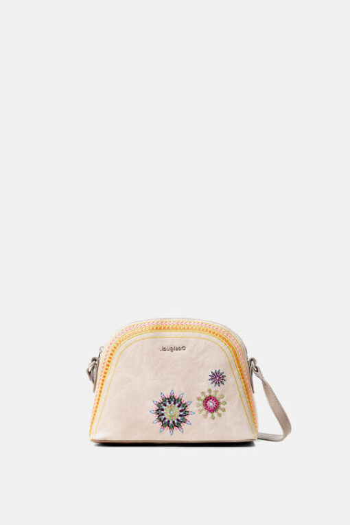 Bolso bandolera con mandalas bordadas Desigual