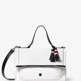 Bolso cuadrado y blanco Desigual