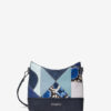 Bolso mediando patch azul Desigual