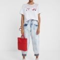 Bolso rojo 2 en 1 en logomanía Desigual