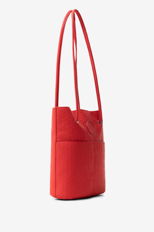 Bolso rojo 2 en 1 en logomanía Desigual