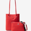 Bolso rojo 2 en 1 en logomanía Desigual