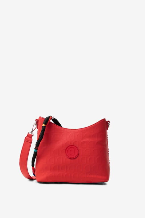 Bolso rojo en logomanía Desigual