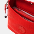 Bolso rojo en logomanía Desigual