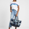 Bolso shopping patch azul Desigual
