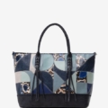 Bolso shopping patch azul Desigual