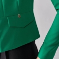 Chaqueta corta verde RINASCIMIENTO