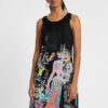 Vestido con flecos DESIGUAL