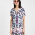 Vestido floral DESIGUAL tipo camiseta
