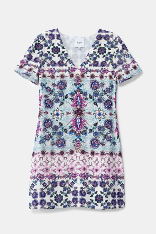 Vestido floral DESIGUAL tipo camiseta