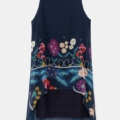 Vestido multicapa con estampado floral DESIGUAL