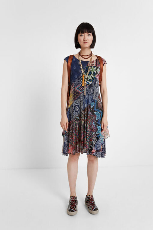 Vestido patch boho DESIGUAL