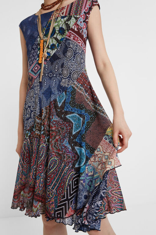 Vestido patch boho DESIGUAL