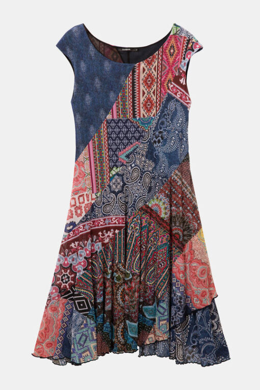 Vestido patch boho DESIGUAL