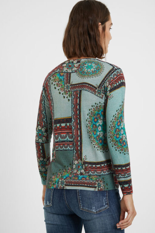 Jersey punto boho DESIGUAL - Imagen 5