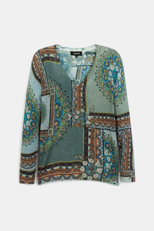 Jersey punto boho DESIGUAL - Imagen 7