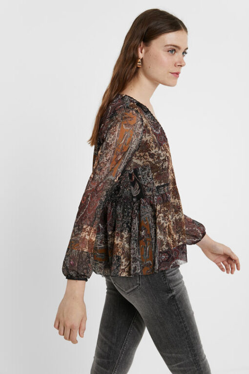 Camiseta evasé boho DESIGUAL - Imagen 2