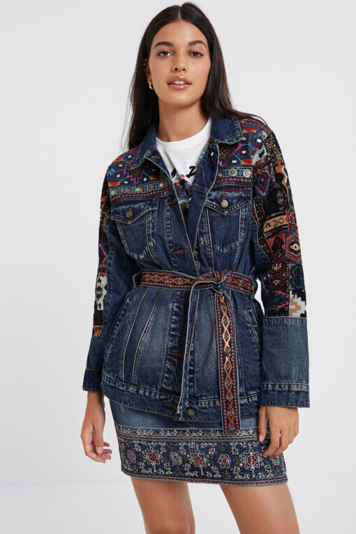 Parka vaquera bordada DESIGUAL