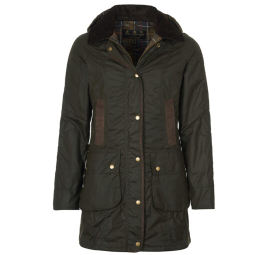 Abrigo Barbour Bower Wax oliva - Imagen 3