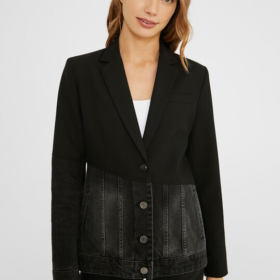 Blazer híbrida vaquera
