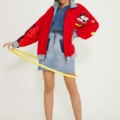 Abrigo Mickey Mouse rojo
