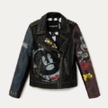 Chaqueta biker slim Mickey Mouse